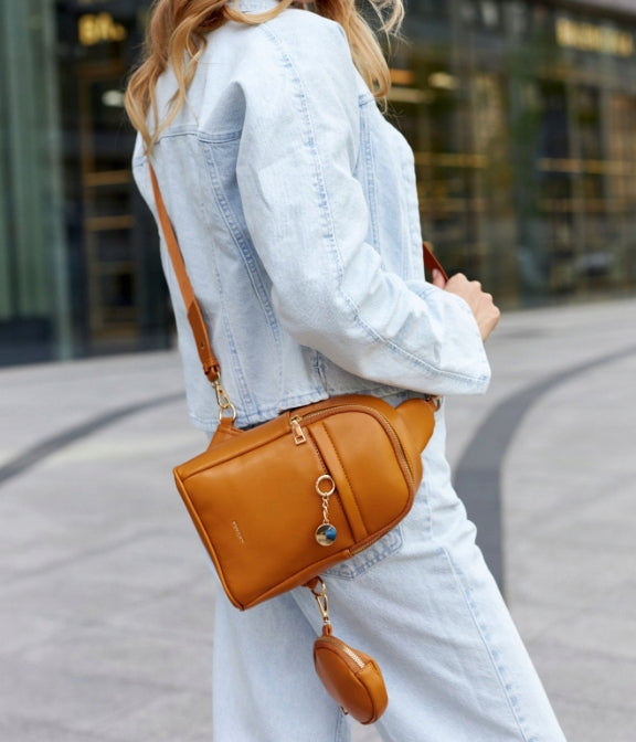 Sachet bum bag women's urban crossbody with purse stylish light roomy Brand Rovicky