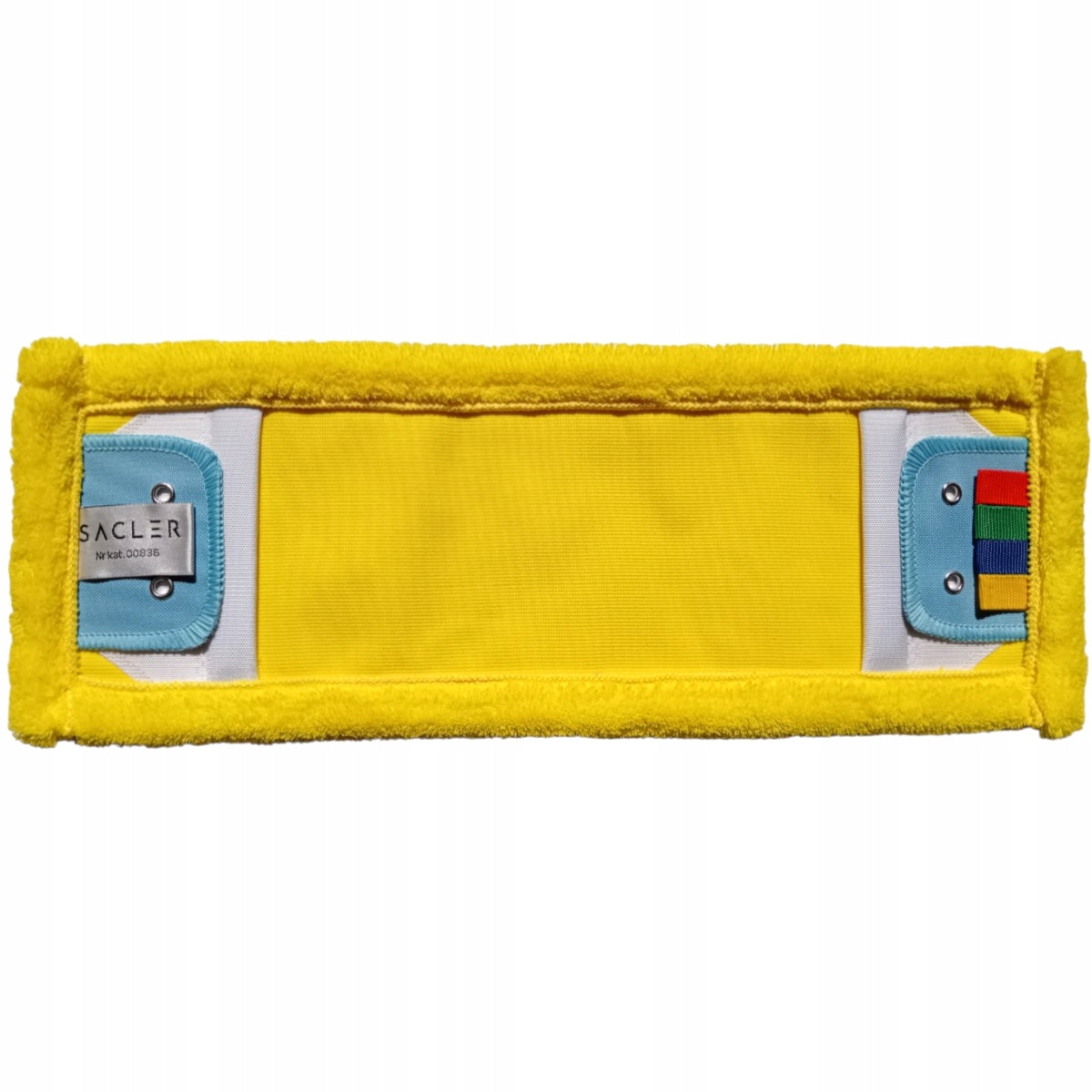 Sacler mop duo 40 cm - yellow, micorfiber mop