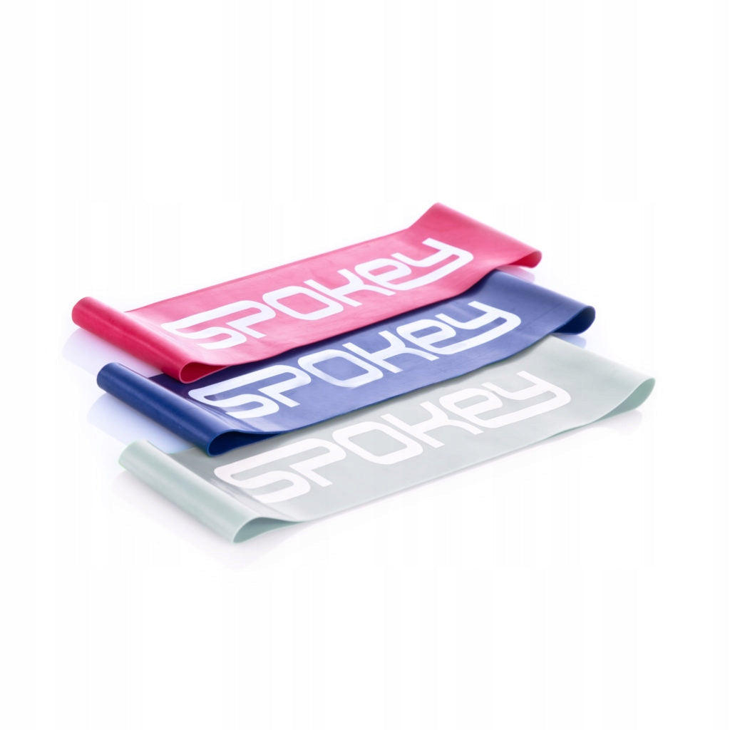 Sada gum Spokey Flex Set 3 ks, vícebarevná Color multicolor