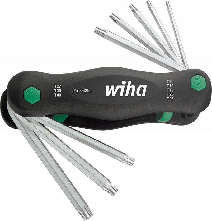 Sada inbusove klice PocketStar fosfatovany T9-T40x mm Wiha