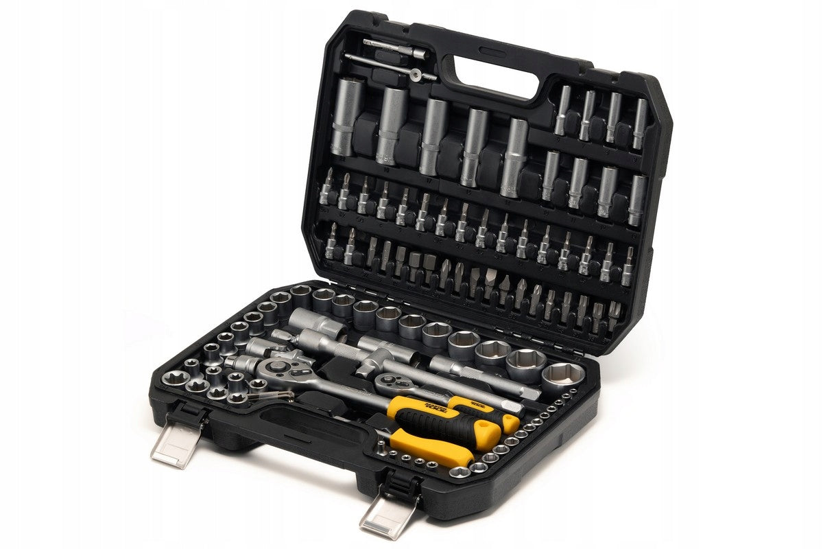 Sada nástrčných hlavíc 1/4" - 1/2" CrV račňa 72Т 108 ks