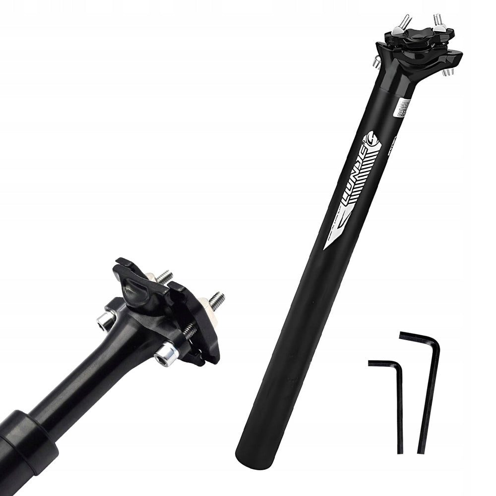 Saddle Bracket Cushioned Aluminum Bar Black 27.2mm/400mm Brand no brand