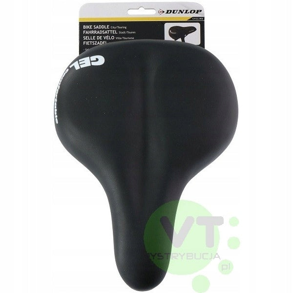 Saddle Dunlop CITY gel 26x19 cm saddle 880 gr Manufacturer code 41969