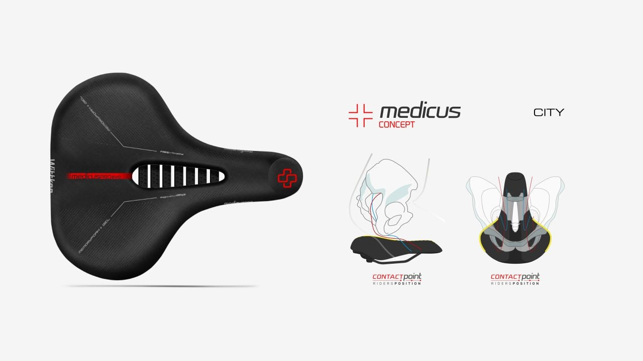 Saddle Wittkop Medicus Pro evo 3.0 City Color black