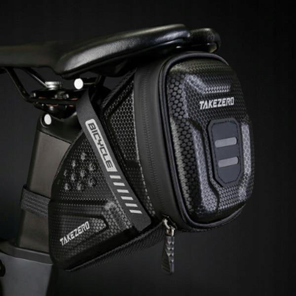 Saddle pouch TAKEZERO TZ07 bicycle holder black/black Model TZ07