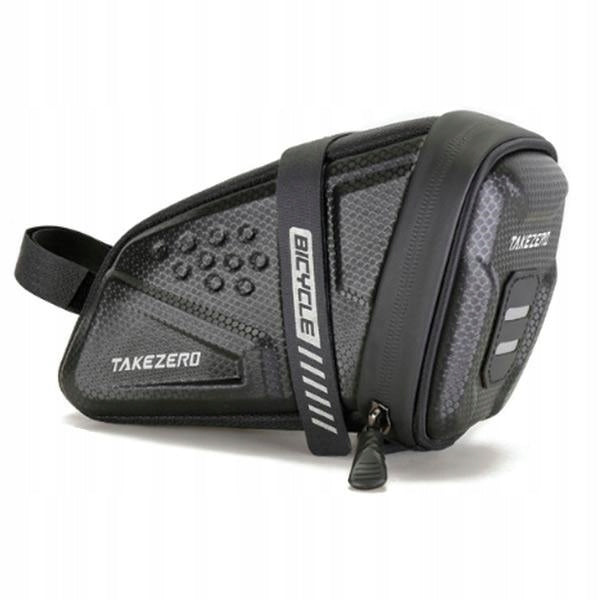 Saddle pouch TAKEZERO TZ07 bicycle holder black/black