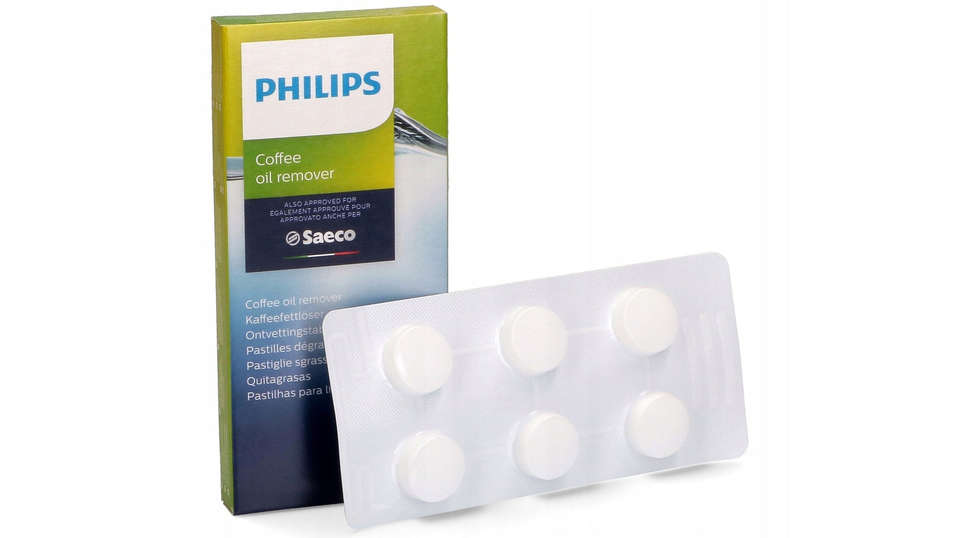 Saeco Philips Latte Go Descaler Tablets Grease Filter Manufacturer code CA6903/10+CA6700+CA6704+Smar