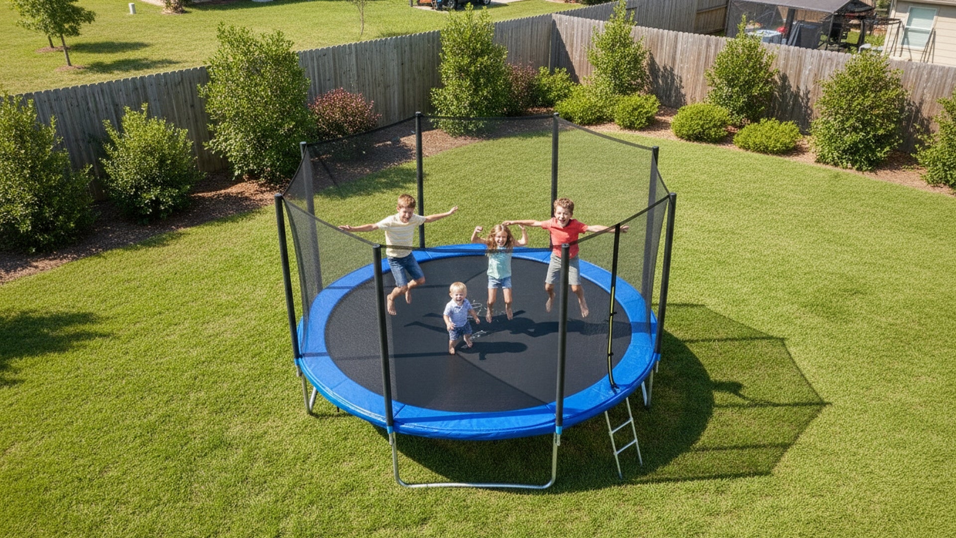 Safe Garden Trampoline for Adult Children Large 366cm XXL 150kg Brand Athletic