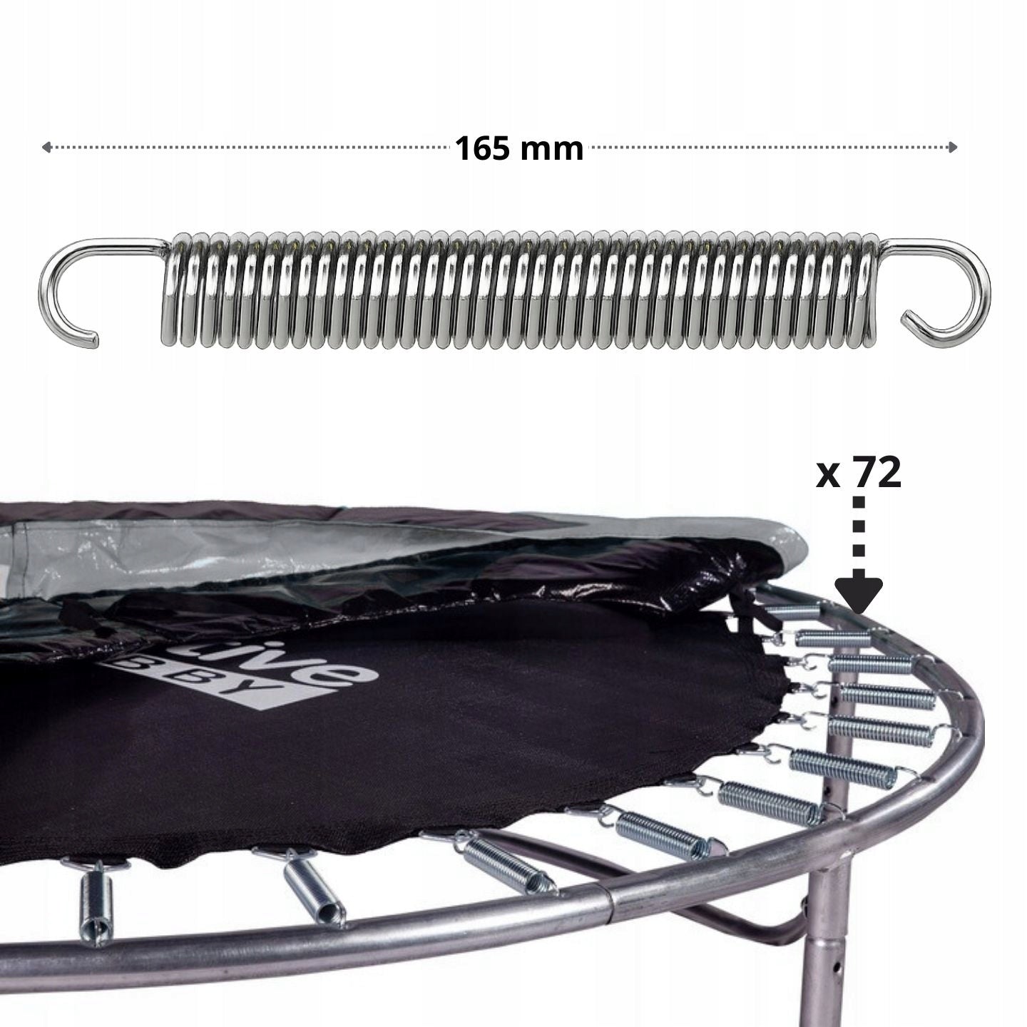 Safe Garden Trampoline for Children 12FT 374cm Indoor Mesh Ladder Brand Active Hobby