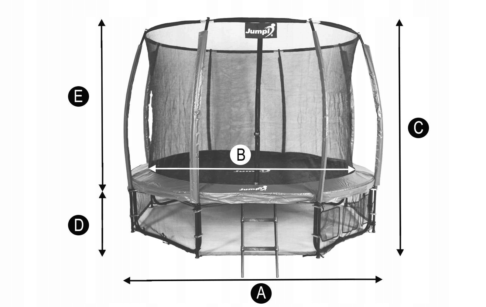 Safe Garden Trampoline for Children Maxy Comfort 10FT 312CM JUMPI Manufacturer code Trampolina Ogrodowa Maxy Comfort 10FT JUMPI