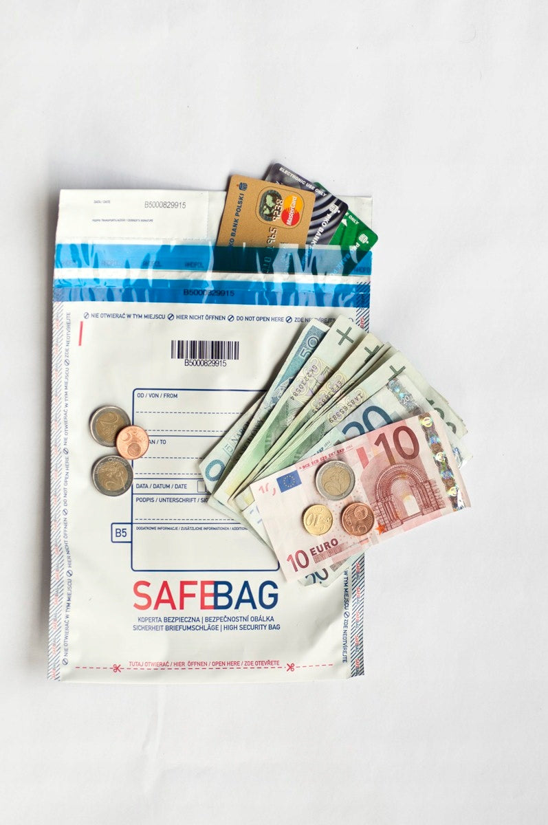 Safe deposit bank envelope B4 SafeBag