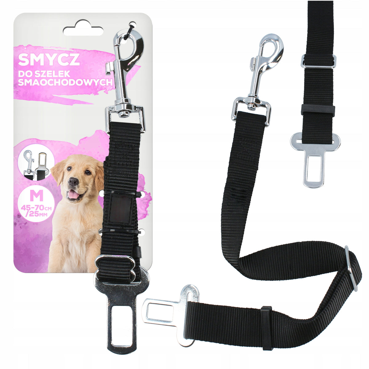 Safety Belts PSA 45-70 cm CAR BELT CAR LANYARD M Solid V7