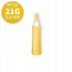 Safety Needle Puncturers 21G x 2,4mm ONECARE Manufacturer code 1106