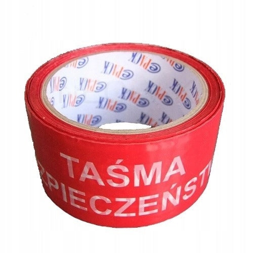 Safety Packing Tape Red 66m 48mm