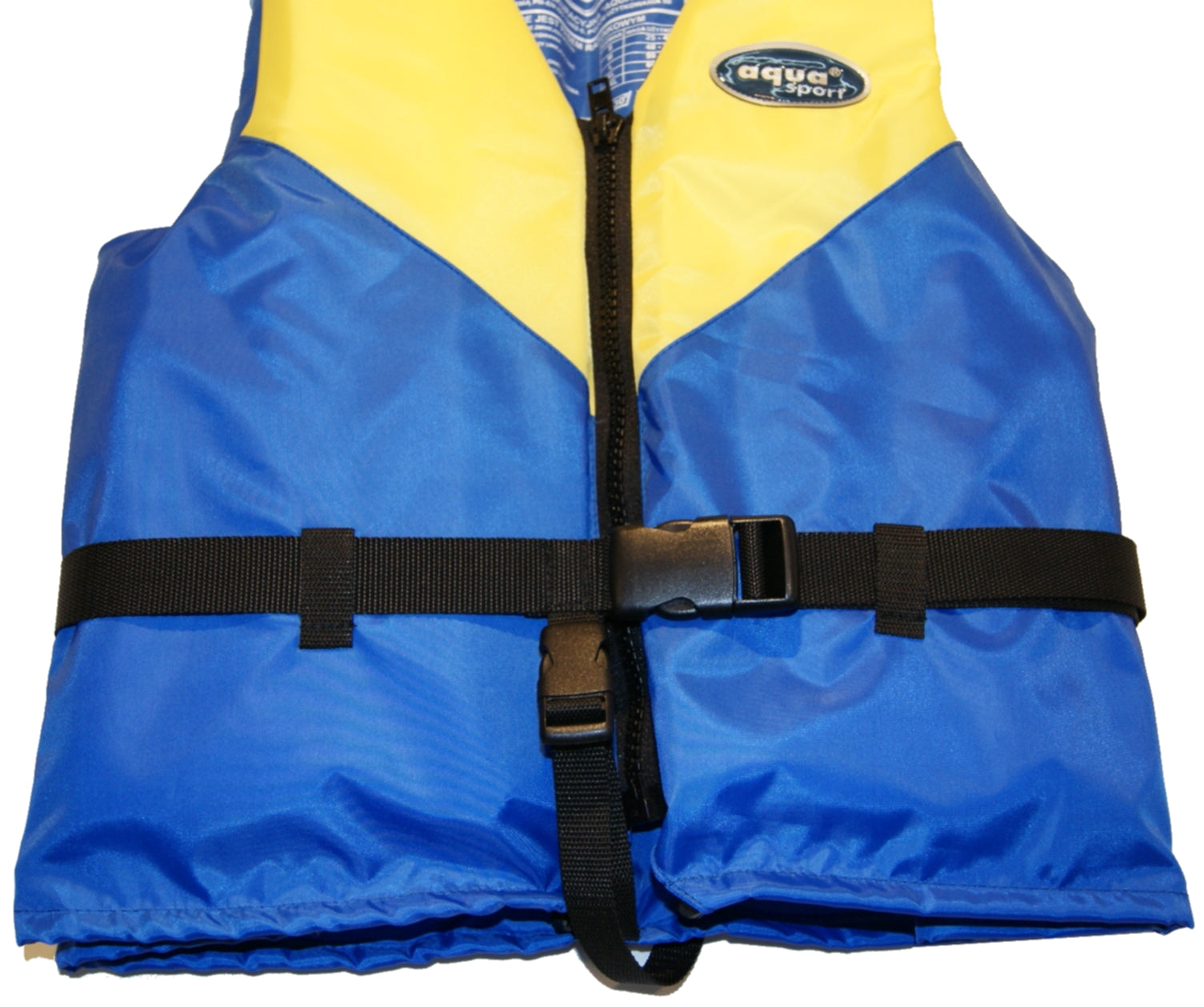 Safety VEST 50-70 for boat kayak SUP | zipper + step belt L Size L