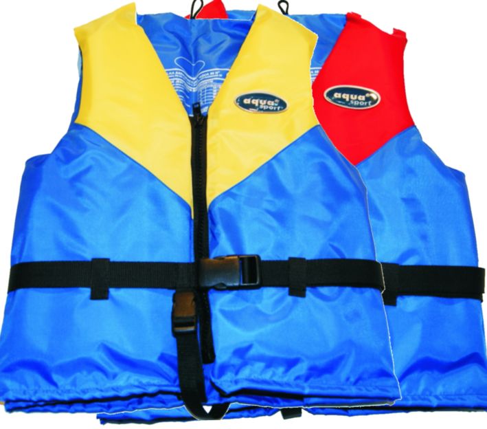 Safety VEST 50N XL 70-90kg LIFE VEST zipper + buckle + stepper belt CE For multipurpose