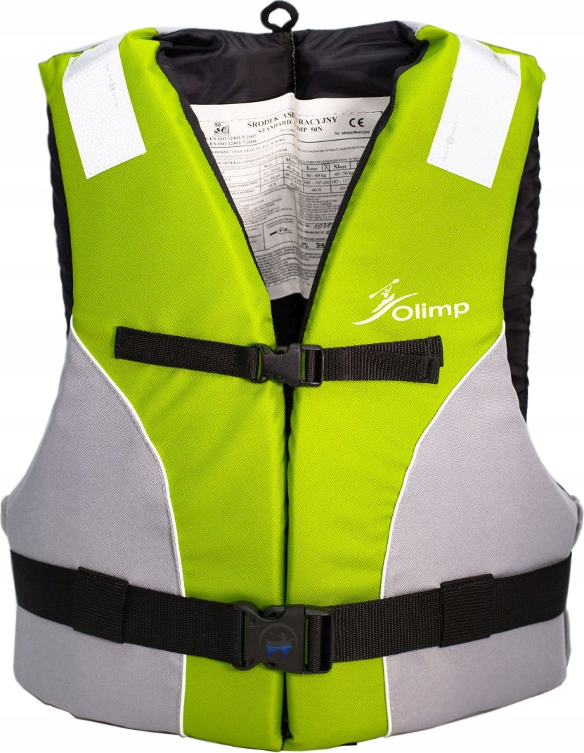 Safety Vest Olimp Life Vest Grey-Pink Size M For multipurpose