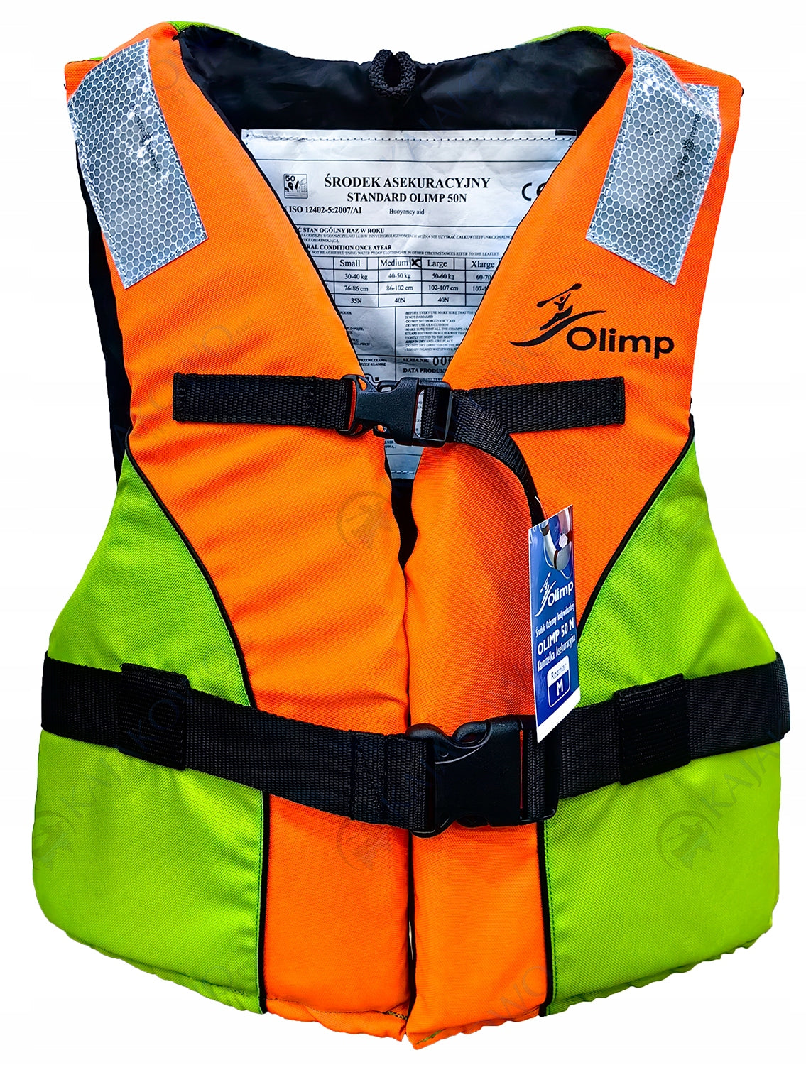 Safety Vest Olimp Life Vest Grey-Pink Size M Manufacturer code Asekuracja Standard Szaro-Różowa M