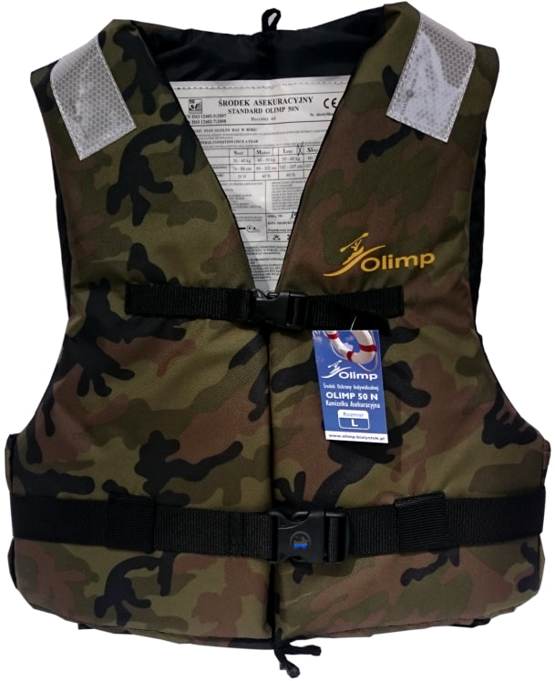Safety Vest Olimp Life Vest Grey-Pink Size M Size M