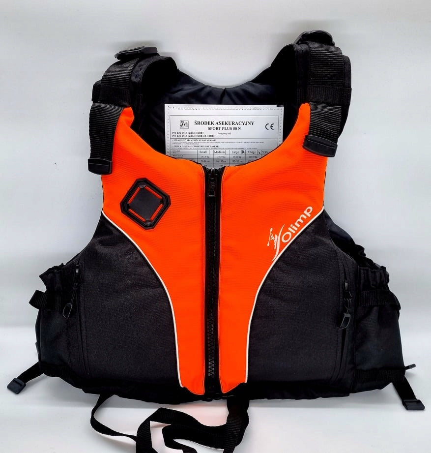 Safety Vest Olimp Sport Plus Life Vest Black Size XL Model Sport Plus