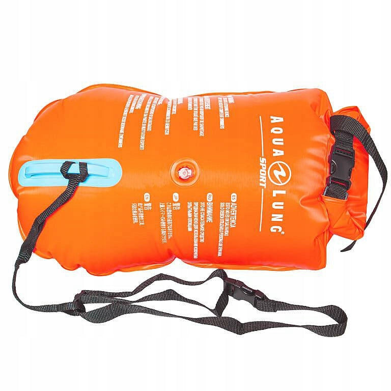 Safety buoy Aqualung Dry Bag Towable 15L orange Packaging status original