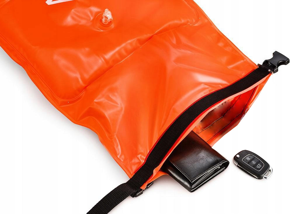 Safety buoy inflatable swimming 2in1 waterproof bag 17L Brand Aqua Speed