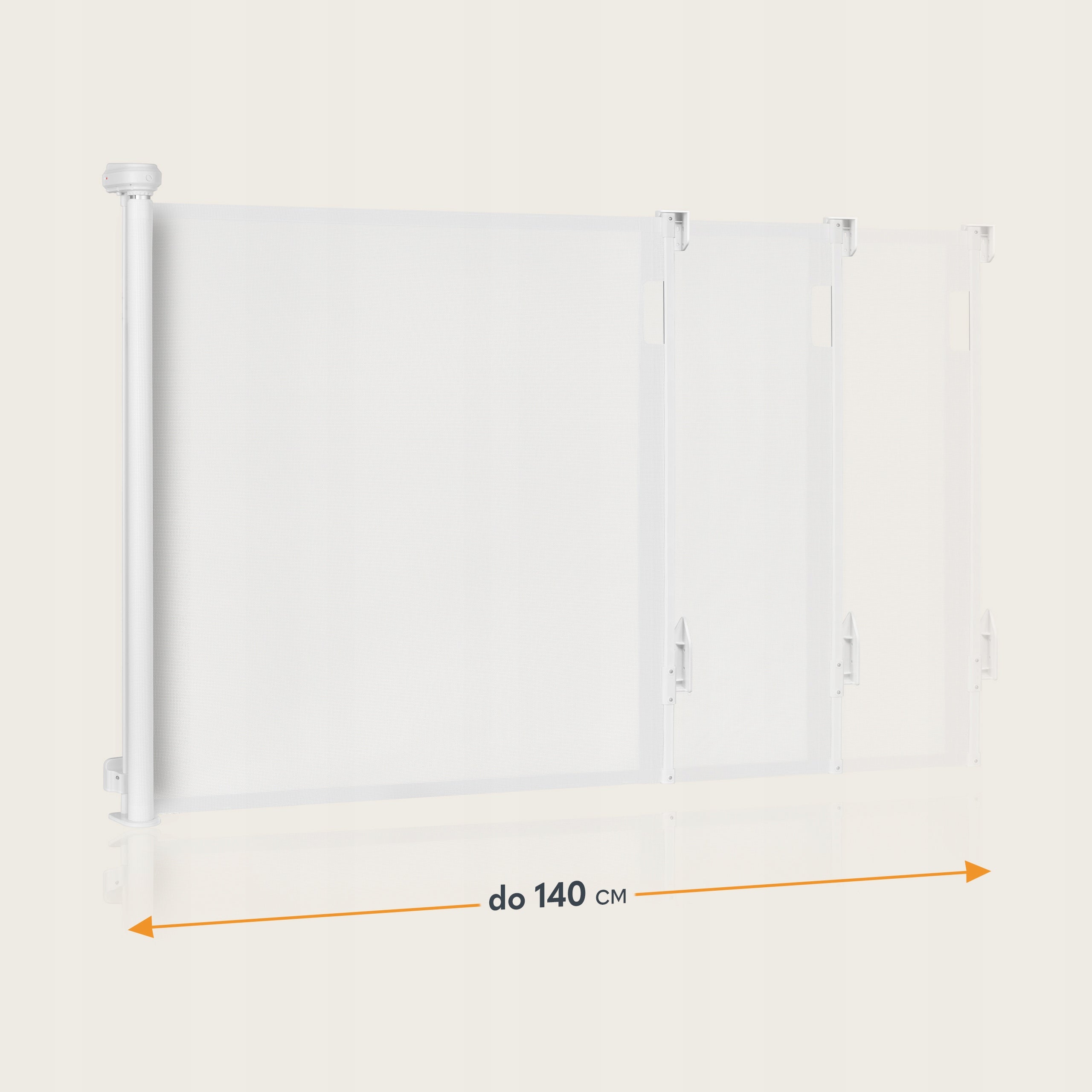 Safety gate for cat dog barrier for corridor balcony up to 140 cm EAN (GTIN) 5903771728782