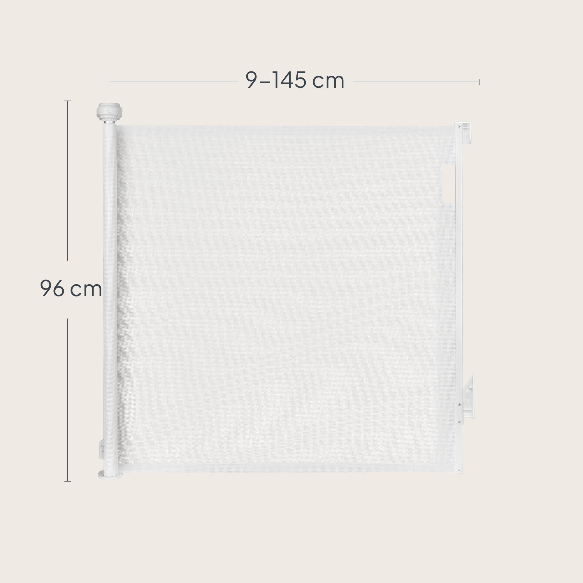 Safety gate for cat dog barrier for corridor balcony up to 140 cm Length 140 cm