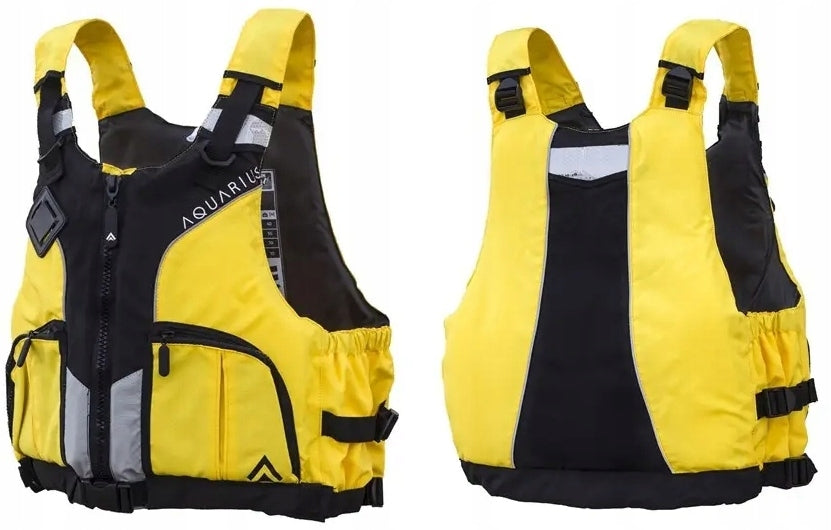 Safety vest Aquarius MQ Pro yellow L/XL for kayak