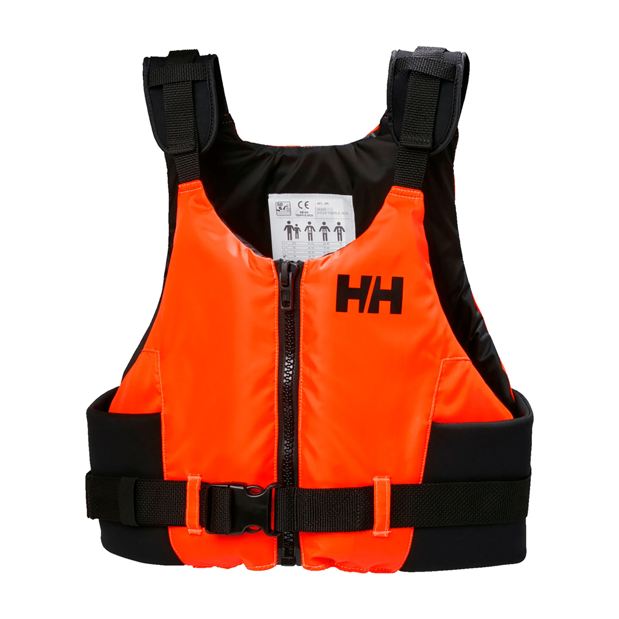 Safety vest Helly Hansen Rider Paddle fluor orange 50-60 kg Size S