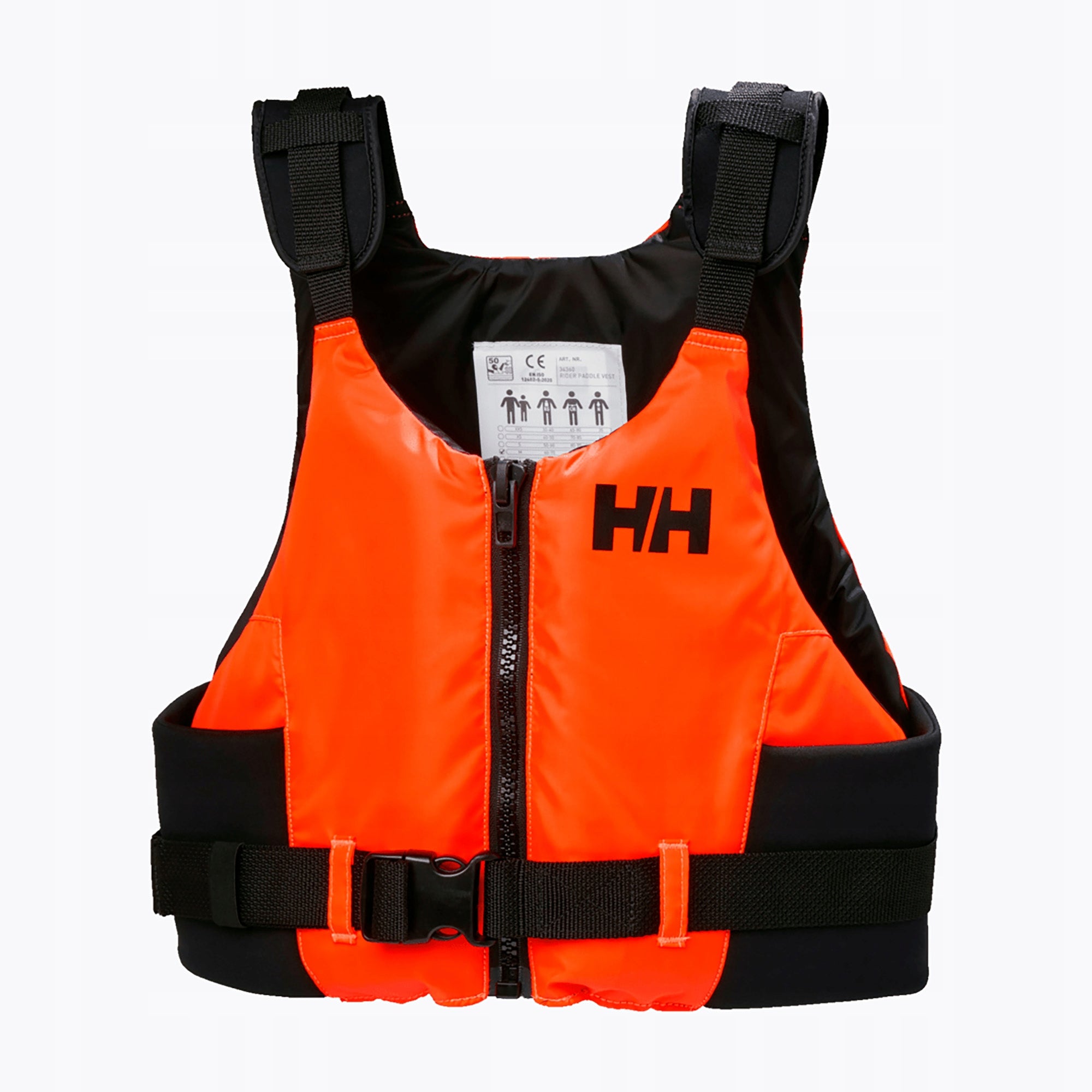 Safety vest Helly Hansen Rider Paddle fluor orange 90+ kg