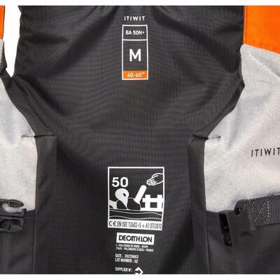 Safety vest for SUP/canoe/sailboat >80 kg Model kamizelka