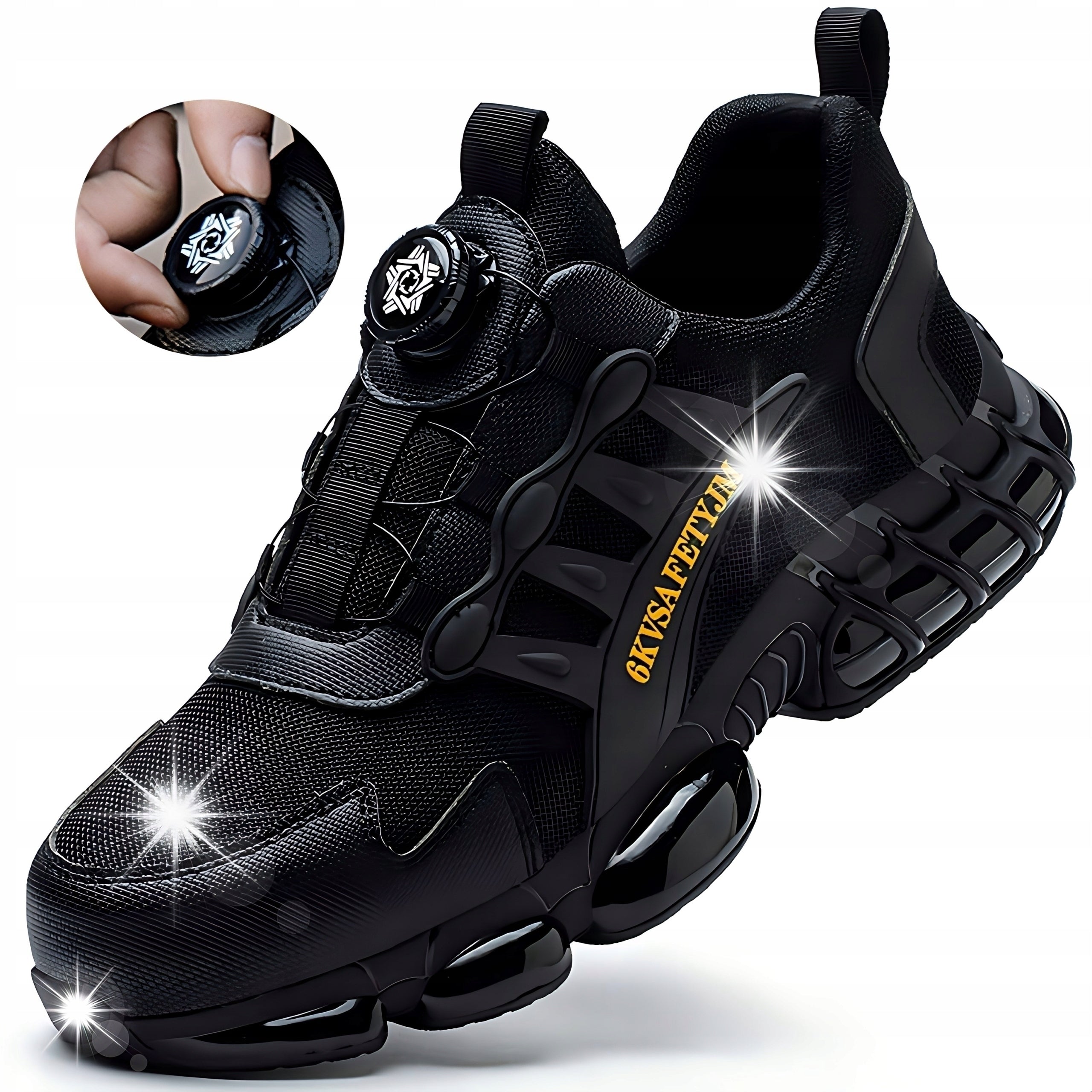 Safety work shoes OHS sports shoes light black r.36