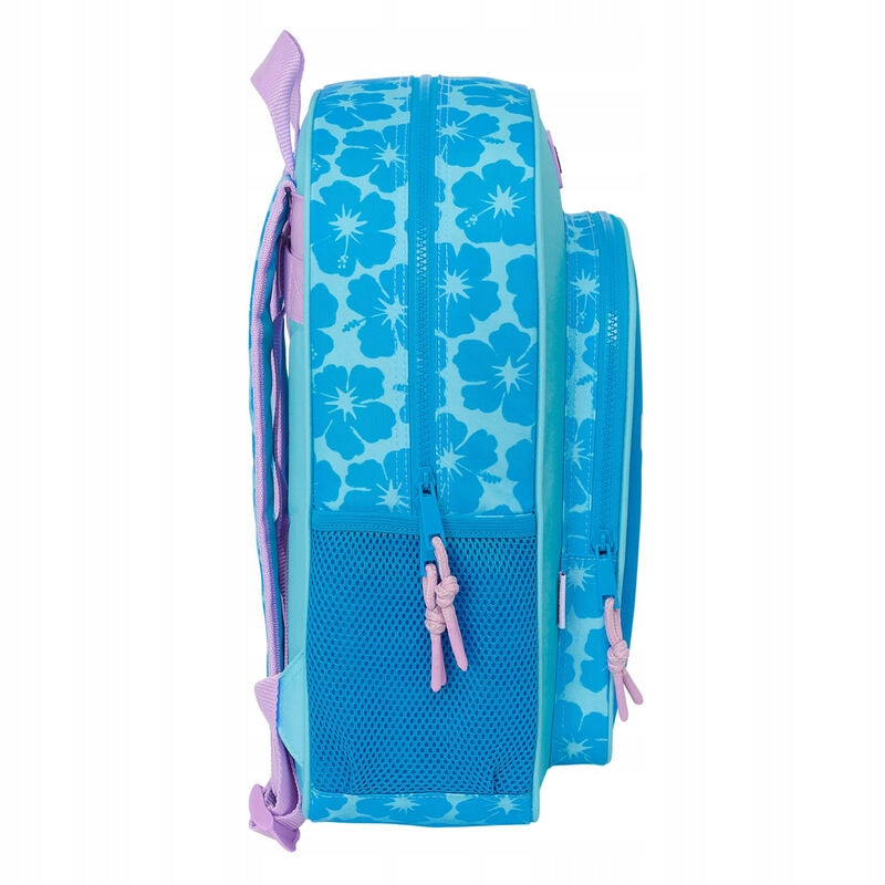 Safta Disney Stitch Hawaii 38cm Premium Backpack - Adaptable and Functional Manufacturer code M640-612413640