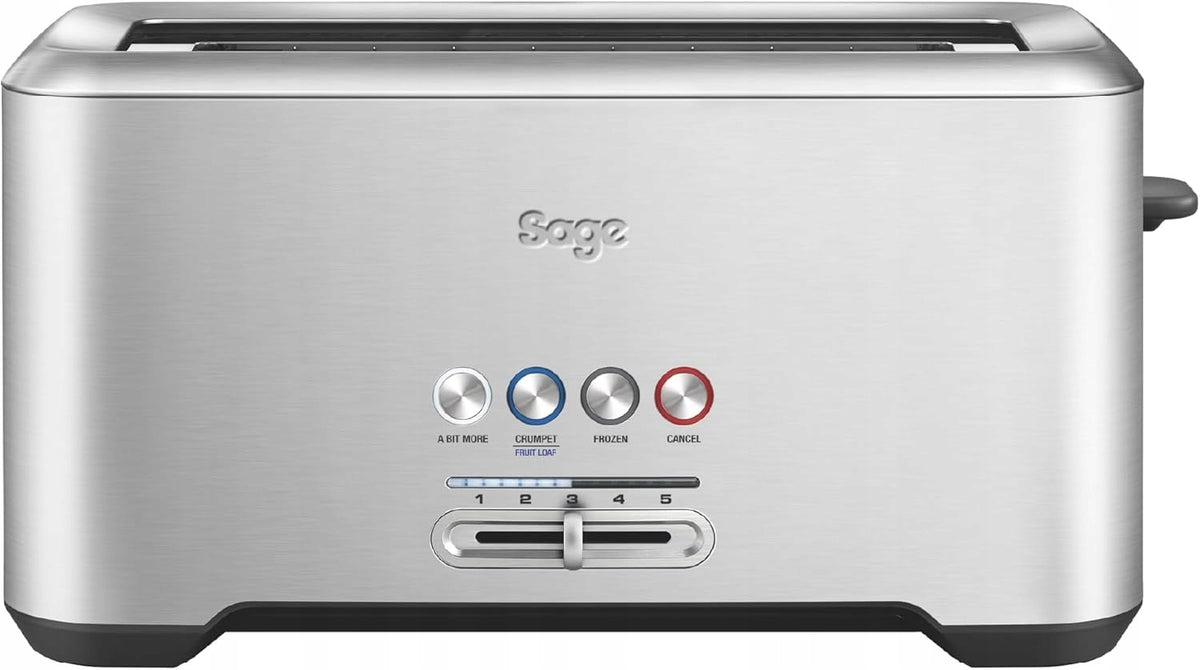 Sage Appliances Toaster 4 Compartments Long Slots Stainless Steel