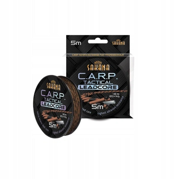 Sakana CARP Tactical Leadcore brown-black 35lb 5m Manufacturer code LSTB35