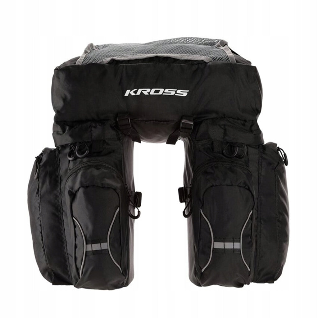 Krepšys Kross Roamer Triple Rear, 20l, juodas