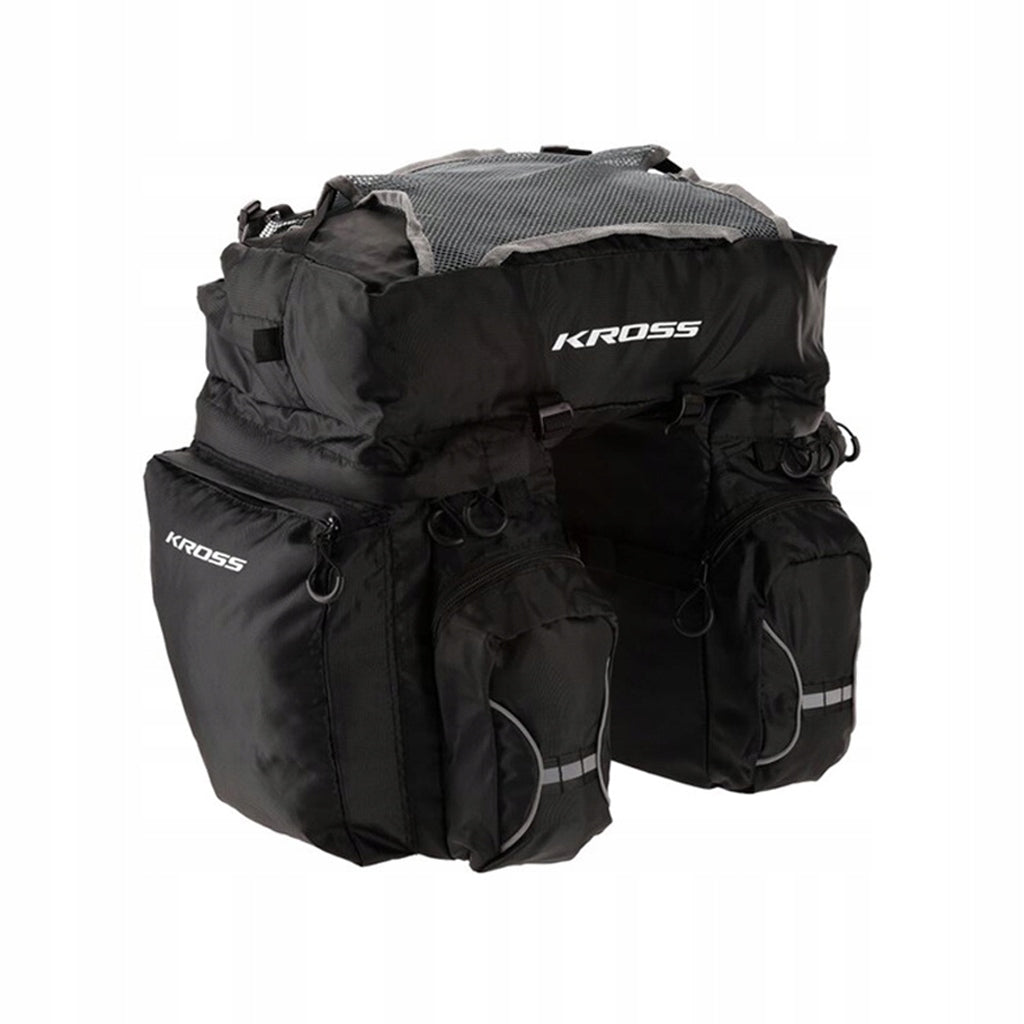 Krepšys Kross Roamer Triple Rear, 20l, juodas