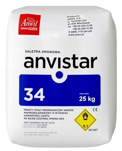 Saletra ANVISTAR Nitrogen fertilizer ORLEN GROUP granules 25 kg