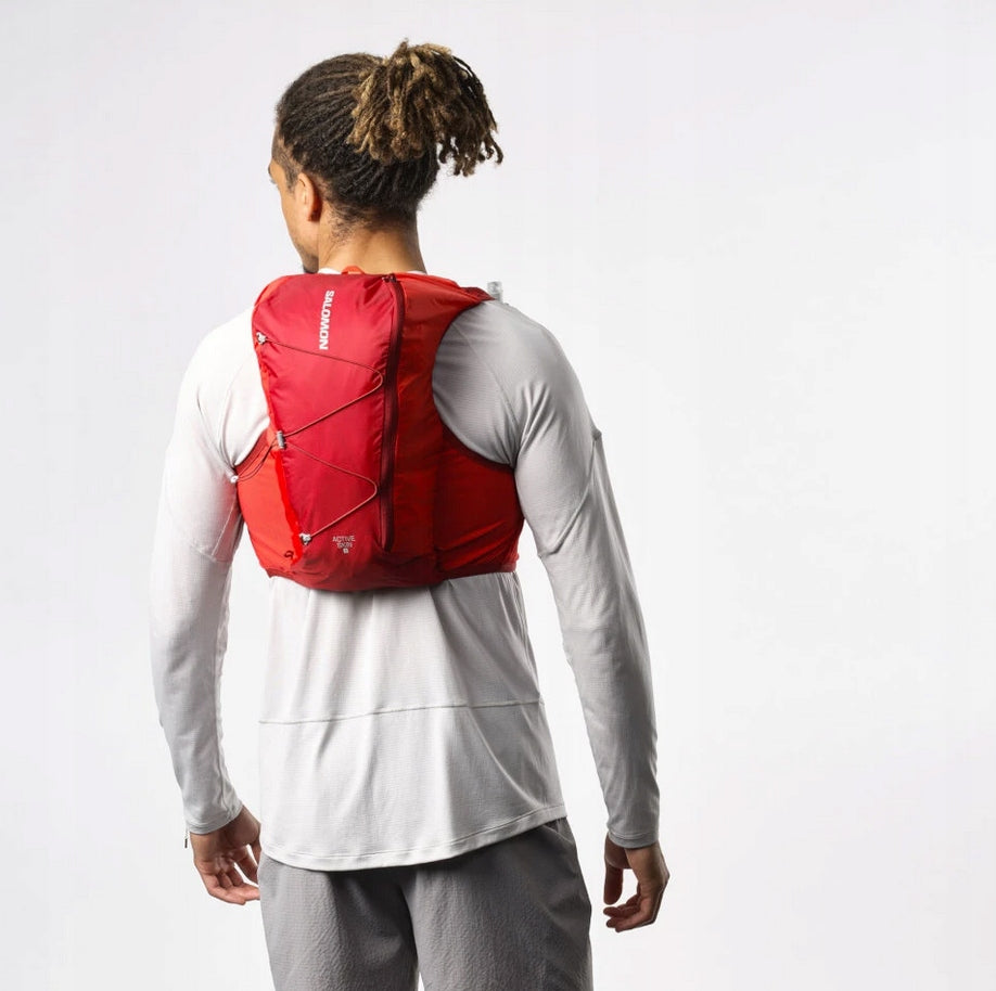 Salomon Active Skin 8 Set - Red Dahlia/Risk Red - M Brand Salomon