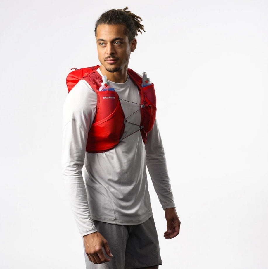 Salomon Active Skin 8 Set - Red Dahlia/Risk Red - M Manufacturer code C21779