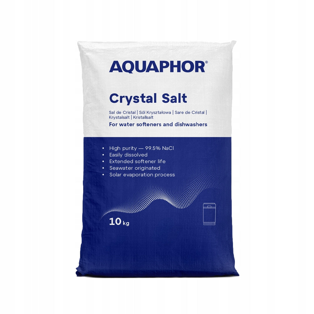 Salt in crystals for softener or water dishwasher Aquaphor 10 kg