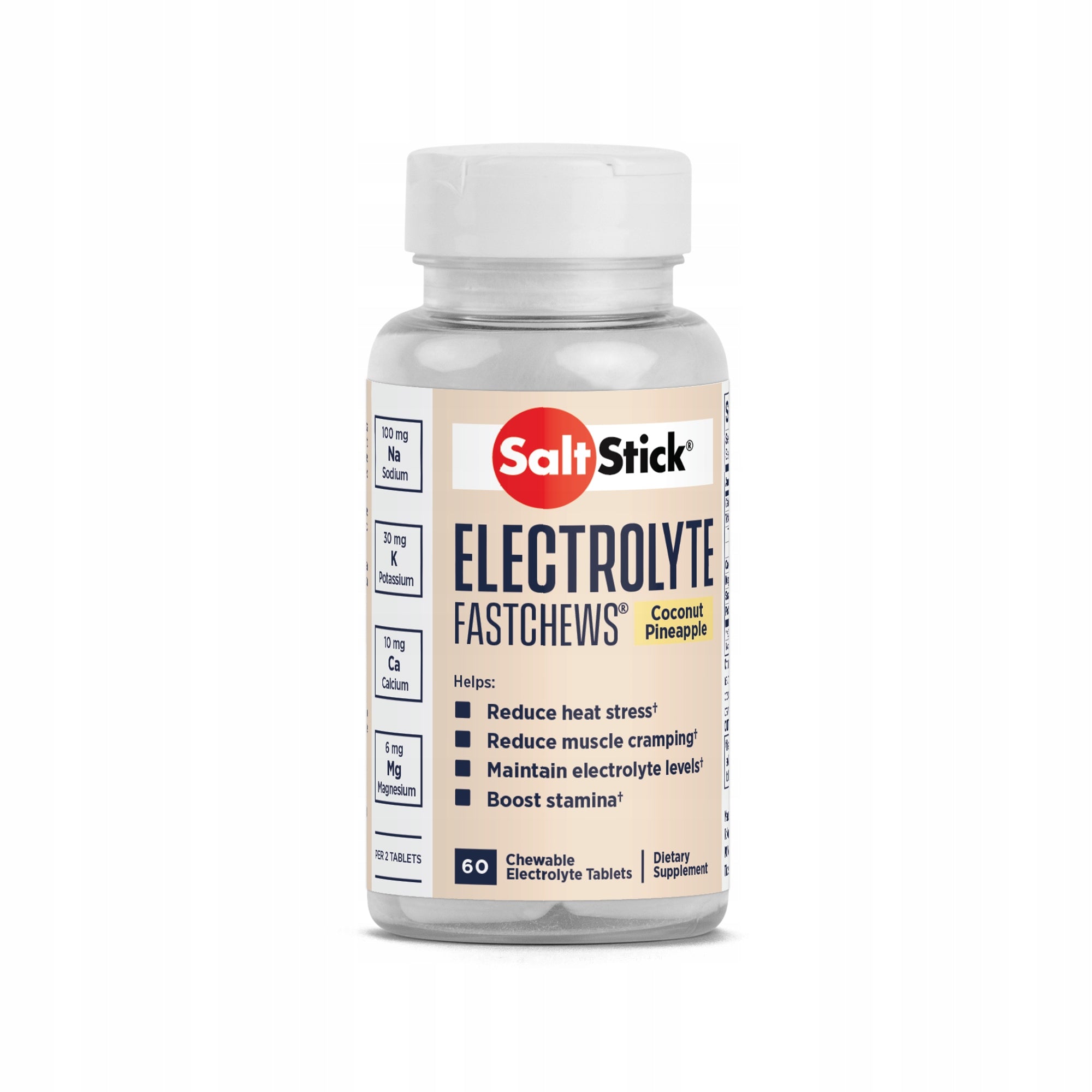 SaltStick Coconut-Anasium Flavoured Suction Electrolytes-Bottle 60 Pack