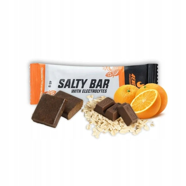Salty Bar bar with electrolytes 45g 4ENERGY chocolate orange bar
