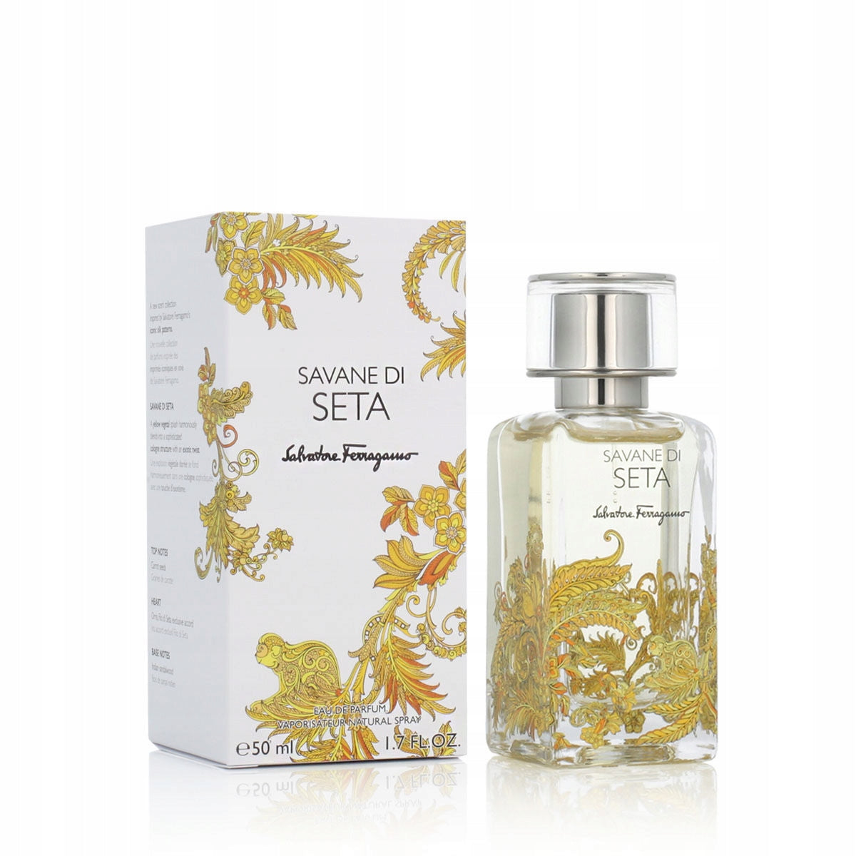 Salvatore Ferragamo Savane Di Seta Perfumed Water 50 ml Packaging status original