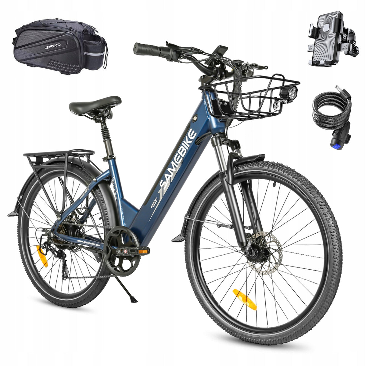 Samebike A01Pro Electric vehicles 500W 35KM/H 90KM 15Ah 26*2.1" Blue
