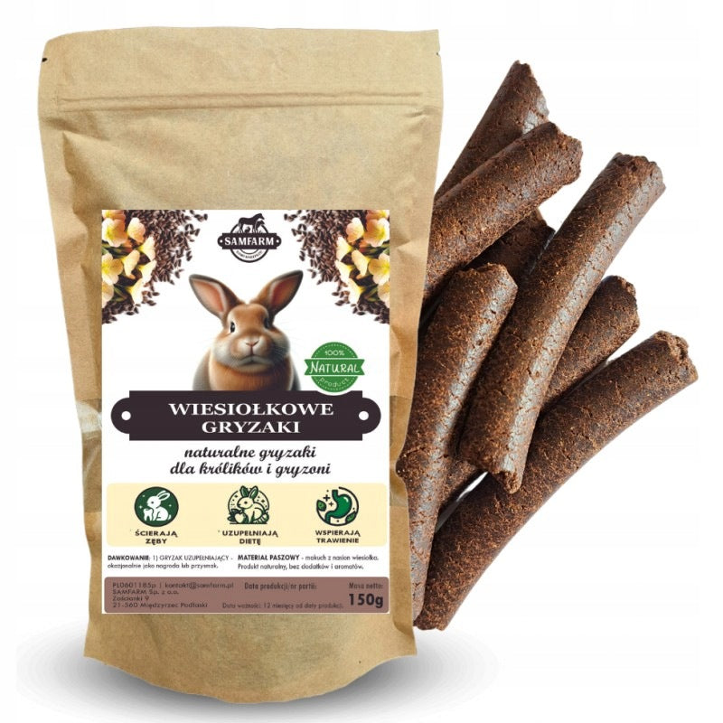 Samfarm EVENING PRIMROSE TEETHERS for Rabbits and Rodents