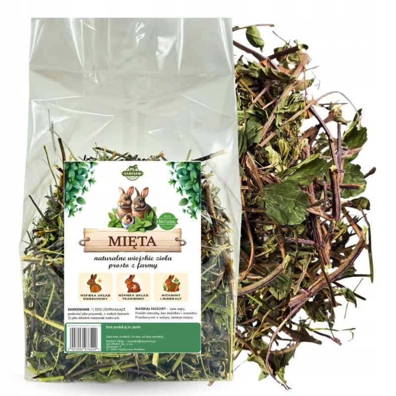 Samfarm MINT HERB for Rabbits and Rodents 1kg