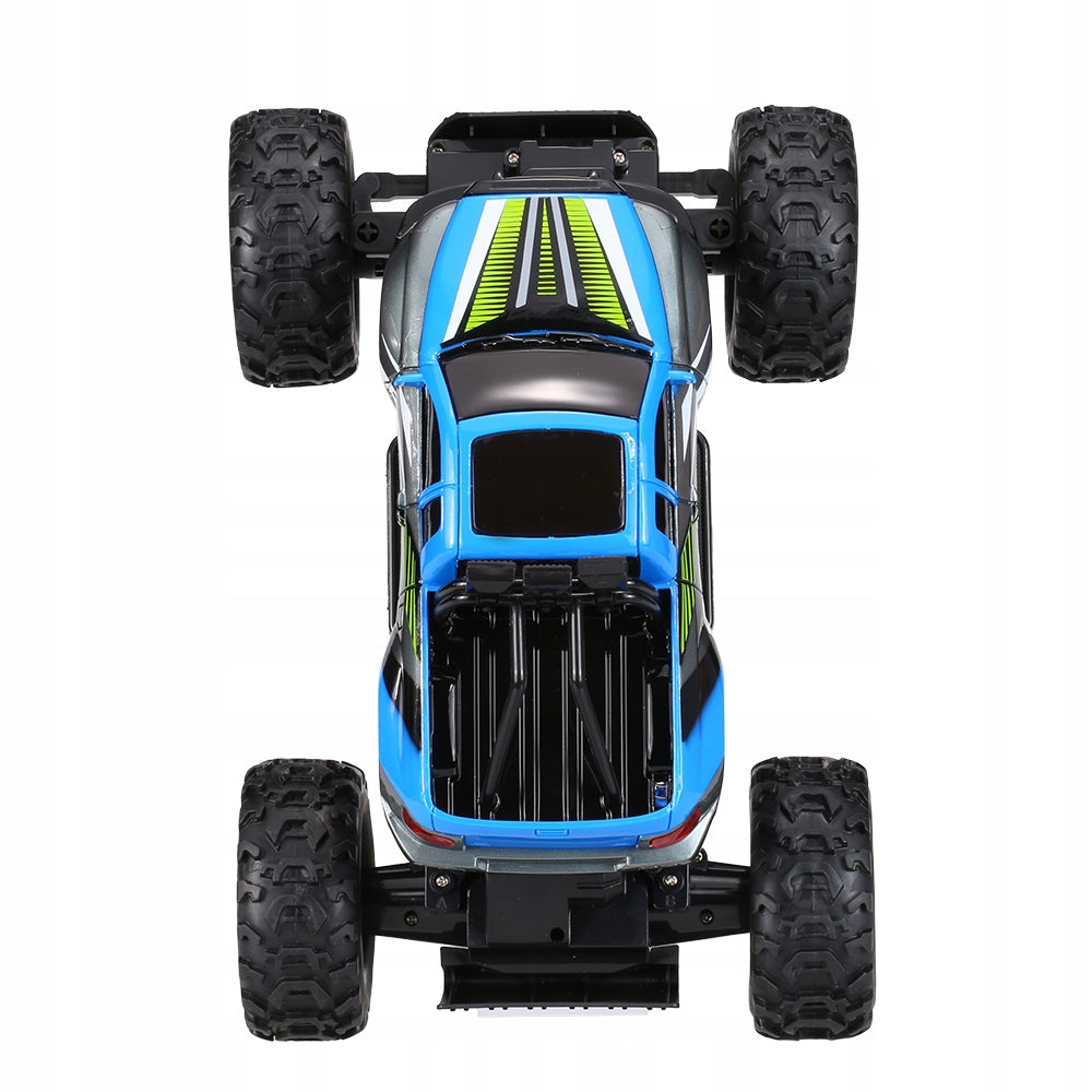 RC džipas Radijo bangomis valdomas automobilis 1:14 2.4GHz 4WD Mėlyna