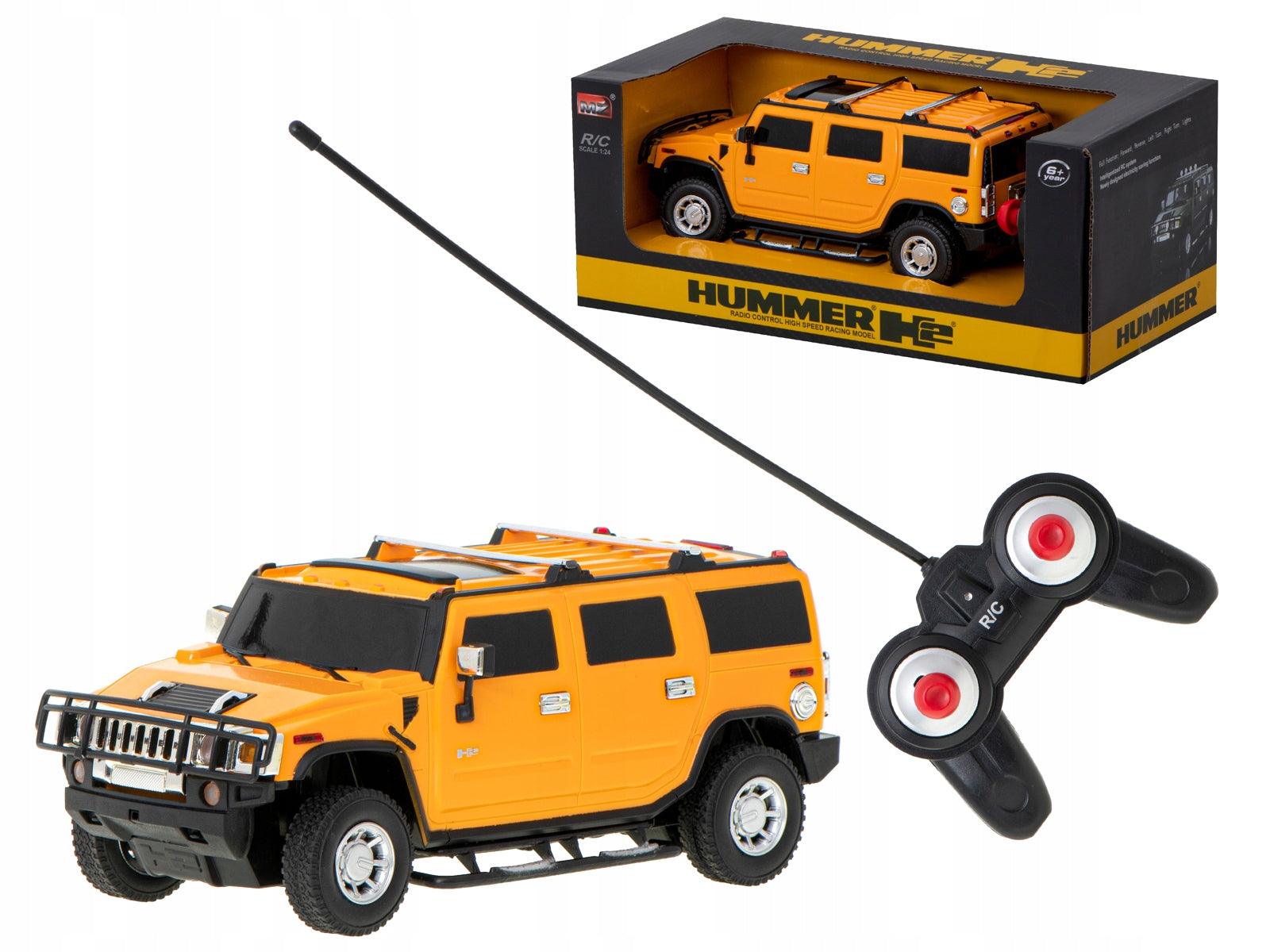 RC visureigis Hummer, geltonas